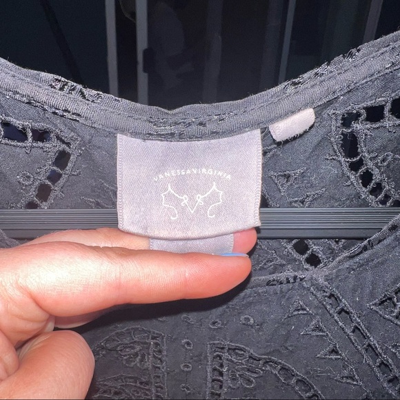 Vanessa Virginia Anthropologie Cutout Embroidered Dress - Picture 10 of 12